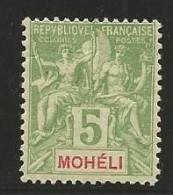 MOHELI N° 4 NEUF*   CHARNIERE / MH - Nuevos