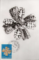 Hungary 1973 Stamps Day:  Forehead Jewelry Bow (17th Century) Mi 2905 Maximum Card FDC - Covers & Documents