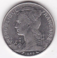 Ile De La Réunion 100 Francs 1969, En Nickel , Lec# 106 - Reunion