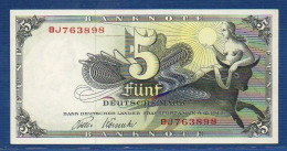FEDERAL REPUBLIC OF GERMANY - P.13i – 5 Deutsche Mark 1948 UNC, S/n BJ763898 - 5 Deutsche Mark
