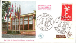 EUROPA FRANCE FDC 1958 - 1958