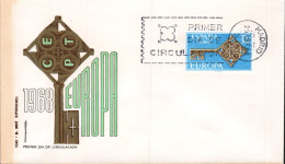 EUROPA 1968 ESPAGNE FDC - 1968