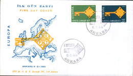 EUROPA 1968 TURQUIE FDC - 1968