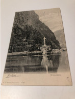 Austria Österreich Mondsee Kreuzstein Holy Cross Shelter F E Brandt Gmunden 16245 Post Card POSTCARD - Mondsee