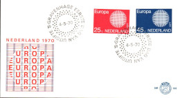 EUROPA 1970 PAYS BAS FDC - 1970