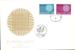 EUROPA 1970 YOUGOSLAVIE FDC - 1970