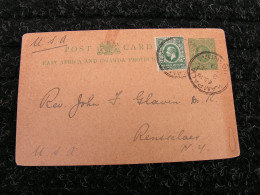 Alte Karte , Not Perfect Kampala 1919 , Bug Ecke - Kenya & Oeganda