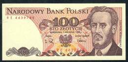 POLAND P143e 100 ZLOTYCH 1988 #RE   UNC. - Polen
