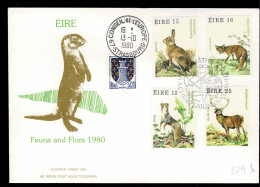 IRLANDE IRELAND EIRE FAUNA And FLORA FAUNE FLORE  CONSEIL EUROPE TIRAGE LIMITE LIMITED EDITION 75 Ex - Brieven En Documenten