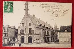 CPA  Provenant De Carnet  - Clermont - (Oise) - L'Hôtel De Ville - Clermont