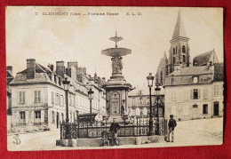 CPA  En Mauvais état , Décollée    - Clermont - (Oise) - Fontaine Massé - Clermont