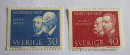 SUEDE - SWEDEN - 1956 YVERT N° 529a/530a MNH** - Unused Stamps