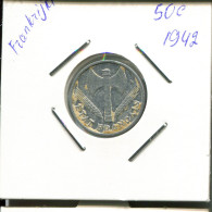 50 FRANCS 1942 FRANCE French Coin #AP015 - Altri & Non Classificati