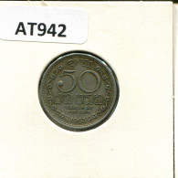 50 CENTS 1963 CEYLON Münze #AT942.D - Other - Asia