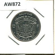 10 FRANCS 1972 Französisch Text BELGIEN BELGIUM Münze #AW872.D - 10 Francs