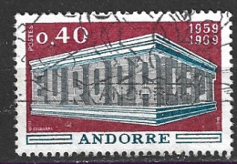 ANDORRE. N°194 Oblitéré De 1969. Europa'69. - Used Stamps