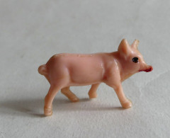 FIGURINE Marque Inconnue  - ANIMAUX ANIMAL DE LA FERME - PORCINET BEBE COCHON (2) Pas Clairet Starlux - Cochons