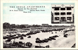 Florida Daytona Beach The Szold Apartments Old Cars On The Beach - Daytona