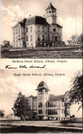 Oregon Albany Madison Street School And Maple Street School 1908 - Andere & Zonder Classificatie