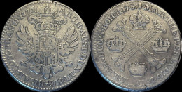 Austrian Netherlands Brabant Maria-Theresia 1/2 Kroon (couronne) 1775 - 1714-1794 Österreichische Niederlande