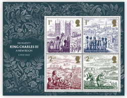 GREAT BRITAIN 2023 GB His Majesty King Charles III A New Reign ,Coronation, Biodiversity, Commonwealth MS MNH (**) - Sin Clasificación