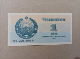 Billete De UZBEKISTAN De 1 SUM, Año 1992, Serie AA, UNC - Ouzbékistan