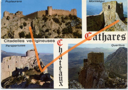Chateaux Cathares (Citadelles Vertigineuses) Puylaurens, Montsegur, Perapertuses, Queribus - Puylaurens