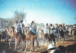 Afrique- MAURITANIE  (Mauritania) Défilé De Guerriers Reguibat  Visite Privée Du Général De Gaulle (1958 )-ATAR (tribu) - Mauritanie