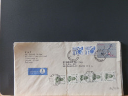 96/563C LETTRE POLOGNE  1991 POUR USA - Briefe U. Dokumente