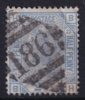 GREAT BRITAIN - Canceled - Sc# 82 - Plate 23 - Oblitérés