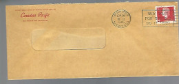 58061) CanadaPerfin Winnipeg Postmark Cancel 1965 Slogan - Perfins