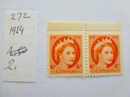 Canada Y&T 272 Paire - Unused Stamps