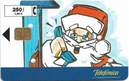 Spain - Telefónica - Feliz Navidad 1999, Christmas - P-419 - 12.1999, 250PTA, 16.000ex, Used - Private Issues