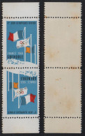 GRENOBLE - 38 - ISERE /  1968 VIGNETTES ILLUSTREES JEUX OLYMPIQUES / TETE BECHE (ref 9039) - Sports