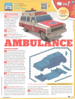 Paper Model Of Ambulance (1:24), From The Journal ABC (2016) - Kartonmodellbau  / Lasercut