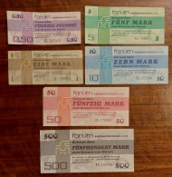 Duitsland GDR - DDR - Serie Forum Schecks 1979 Pick FX Series (6 Stuks) - Otros & Sin Clasificación