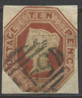 Grande Bretagne - Great Britain - Großbritannien 1847-54 Y&T N°6 - Michel N°6 (o) - 10p Reine Victoria - Used Stamps