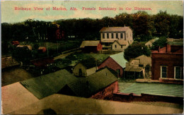 Alabama Marion Birds Eye View With Female Seminary In The Distance - Altri & Non Classificati