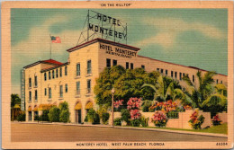 Florida West Palm Beach The Monterey Hotel 1942 - West Palm Beach