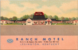 Kentucky Lexington The Ranch Motel Curteich - Lexington