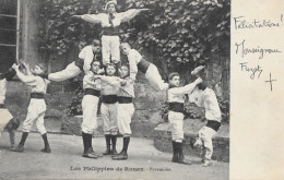 Sport, Gymnastique - Les Philippins De Rouen, Pyramides - Gymnastique