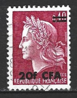 REUNION. N°385 Oblitéré De 1969. Marianne De Cheffer. - Used Stamps