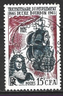 REUNION. N°365 Oblitéré De 1965. Peuplement De L'île. - Used Stamps