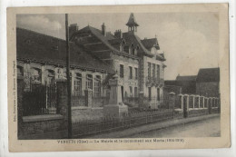 Venette (60) : La Mairie Et Le Monument Aux Morts En 1940 ETAT PF. - Venette