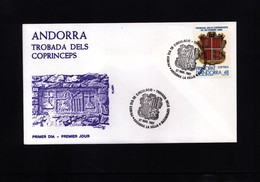 Andorra Spanish 1987 Michel 192 FDC - Covers & Documents