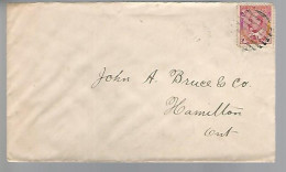 58105)  Canada Bluecove  Grandanse (Closed) Hamilton Postmark Cancel 1905 Duplex - Lettres & Documents