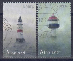 Norwegen 2012 - Leuchttürme, Nr. 1788 - 1789, Gestempelt / Used - Oblitérés
