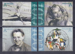 Norwegen 2012 - Geburtstage, Nr. 1778 - 1781, Gestempelt / Used - Used Stamps