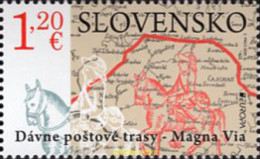 632284 MNH ESLOVAQUIA 2020 EUROPA CEPT 2020 - ANTIGUAS RUTAS POSTALES - Nuovi