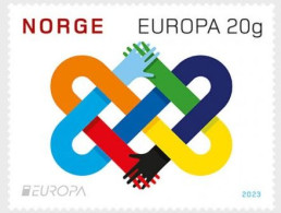 Norway Norge 2023 Europa CEPT Peace Stamp Mint - 2023